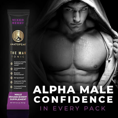 Male Enhancing Supplement Powder ??Testosterone Supplement for Men with Tongkat Ali, Maca Root