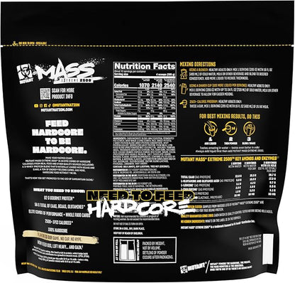Mutant Mass Extreme Gainer ??Whey Protein Powder ??Build Muscle Size and Strength ??High Density