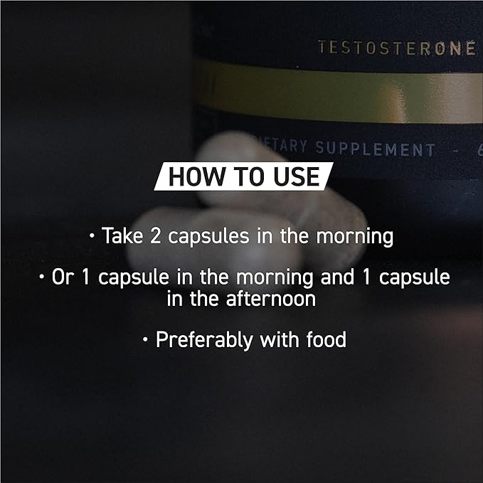 Kaged Test Capsules | Unflavored | Testosterone Booster Ferodrox | Premium Hormone Managment |