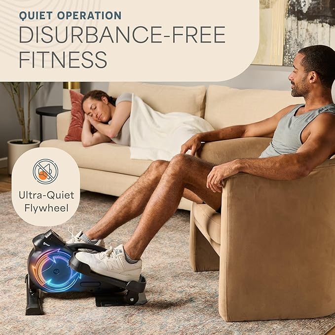 Lifepro Under Desk Elliptical Exercise Machine with or without Red Light, Seated Pedal Exerciser
