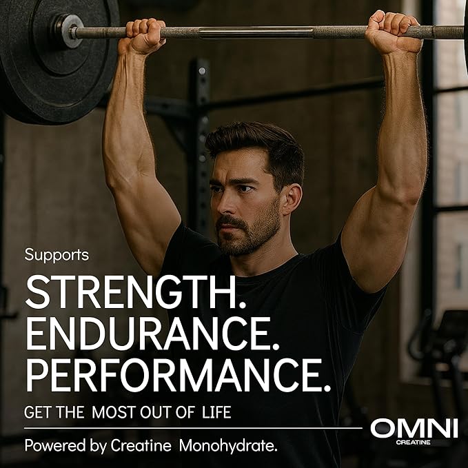 Creatine Monohydrate Gummies - Supports Muscle Growth, Recovery & Brain Function - Convenient &