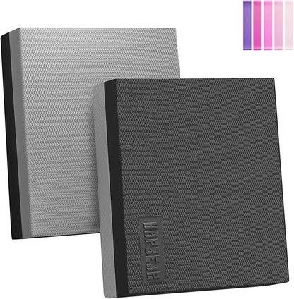 HAPBEAR Exercise Balance Pad - 15"x12" Non-Slip Textured Bottom Stability Training Mat - 2.25"