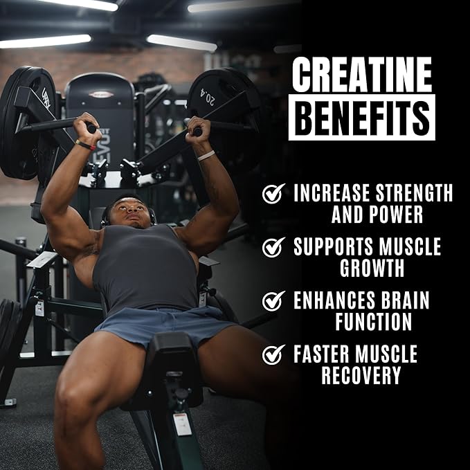 Ekkovision Creatine Monohydrate Capsules, Micronized, Unflavored Creatine Supplement for Men &