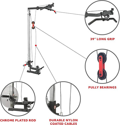 Sunny Health & Fitness Power Zone Strength Rack Power Cage - 1000 LB Weight Capacity, Spotter Bar