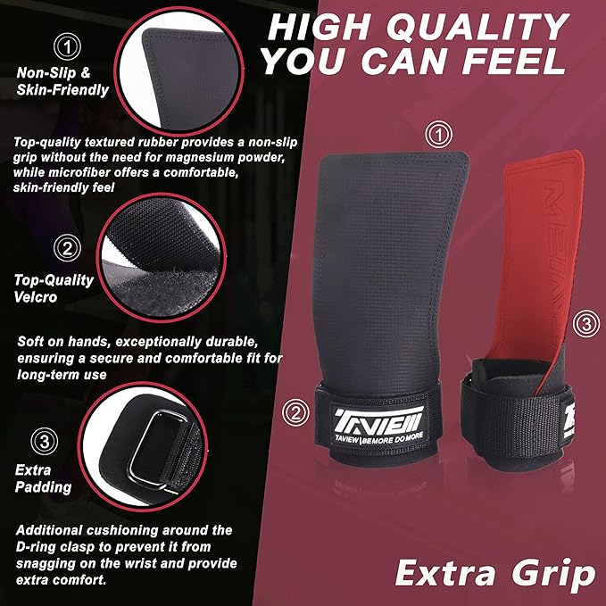 Wrist Straps for Weightlifting for Maximum Grip Support - Lifting Deadlift Strap & Weight Lifting