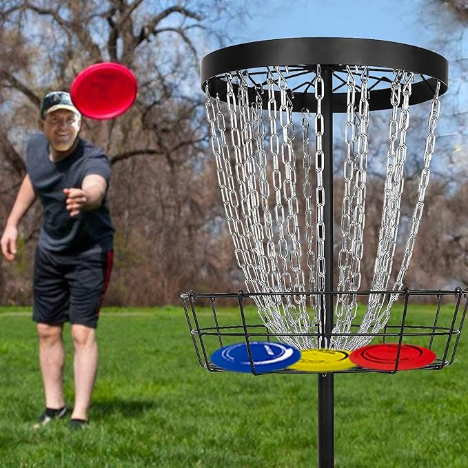 Disc Golf Set - Driver, Mid-Range and Putter Discs with Disc Golf Bag for Outdoor and Backyard