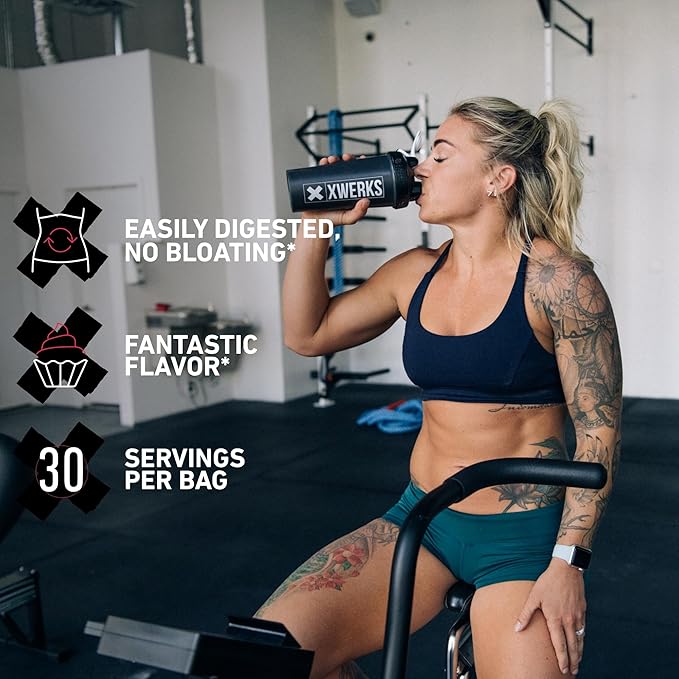Xwerks Grow 100% New Zealand Grass Fed Whey Protein, 25g Pure Isolate Protein Powder Per Serving