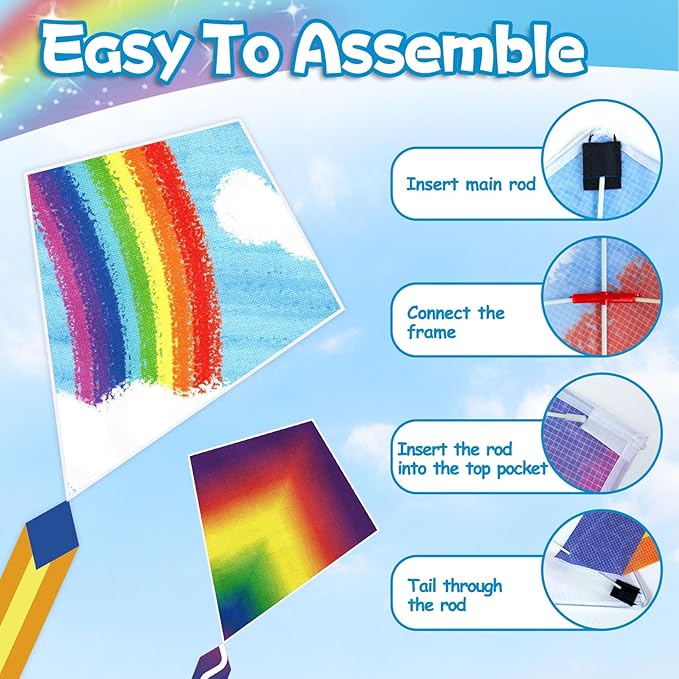 YongnKids Kite for Kids Easy to Fly - Kites for Kids Girls Boys Adults Easy to Fly, Perfect for