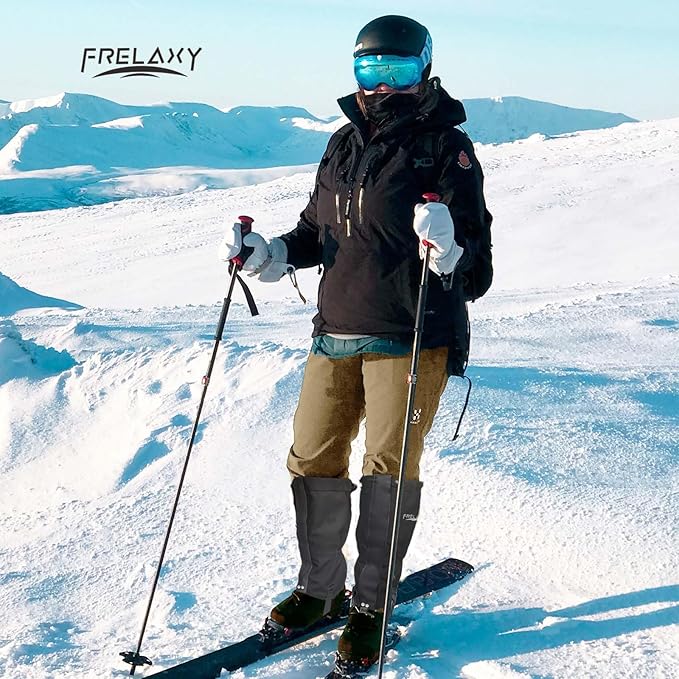 Frelaxy Leg Gaiters Ultra HIGH-Performance Hunting Gaiters, 100% Waterproof Hiking Gaiters with