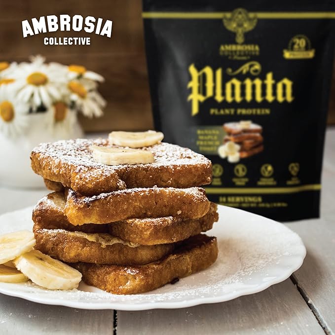 Ambrosia Planta - Premium Plant-Based Protein | Vegan & Keto Friendly | Gourmet Flavors with No