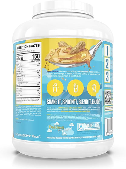 RYSE Loaded Protein Powder - Skippy Peanut Butter - 25g Whey Protein Isolate & Concentrate with