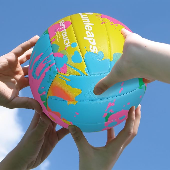 Beach Volleyball Official Size 5 Soft Waterproof Volleyball Sand Sports PU Ball for Indoor