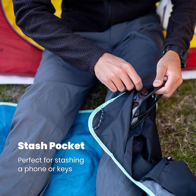 Rumpl Everywhere Mat, Waterproof Picnic Blanket and Ground Mat for Camping, Hiking, and Picnicking