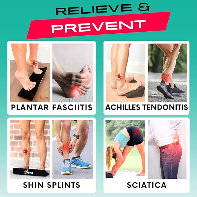 Slant Board for Calf Stretching | Balance Board Calf Stretcher for Plantar Fasciitis