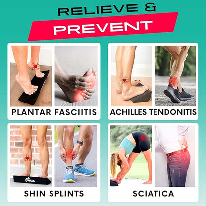 Slant Board for Calf Stretching | Balance Board Calf Stretcher for Plantar Fasciitis