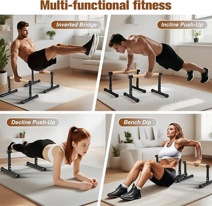 RELIFE REBUILD YOUR LIFE Dip Station Functional Heavy Duty Dip Stands Fitness Workout Dip bar