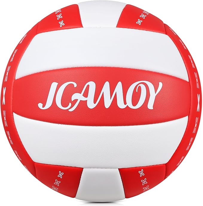 Volleyball Size 5 - Premium PU Leather, Ultra-Durable Soft to The Touch for Youth, Adults, Ideal