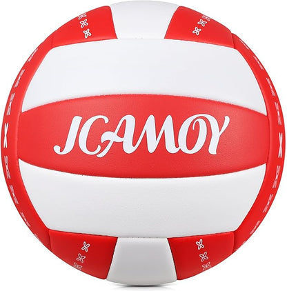Volleyball Size 5 - Premium PU Leather, Ultra-Durable Soft to The Touch for Youth, Adults, Ideal