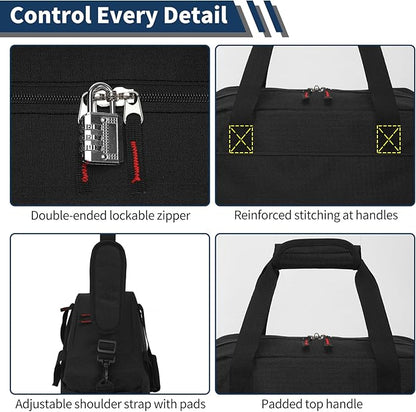 Small Gym Bag with Wet Pocket - 14 inch Mini Duffle Bag for Men & Women Lightweight Carry On Bag