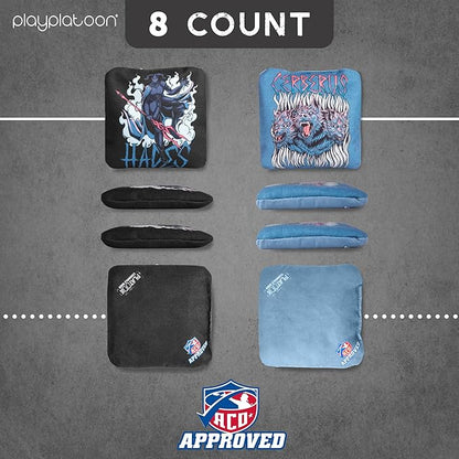 Play Platoon Cornhole Bags Set of 8 Regulation Professional Corn Hole Bean Bags ACO Approved