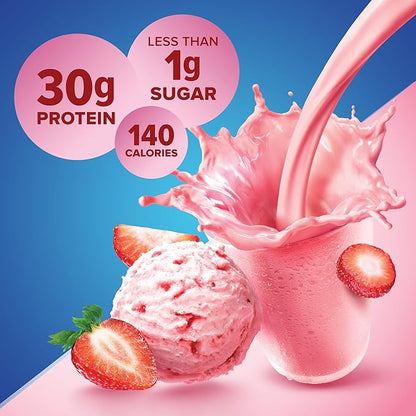 Pure Protein Strawberry Protein Shake, 30g Complete Protein, Ready to Drink and Keto-Friendly