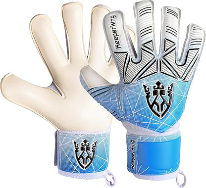 Soccer Goalie Goalkeeper Gloves for Kids Boys Youth & Adult,Latex Strong Grip Palms with Removable