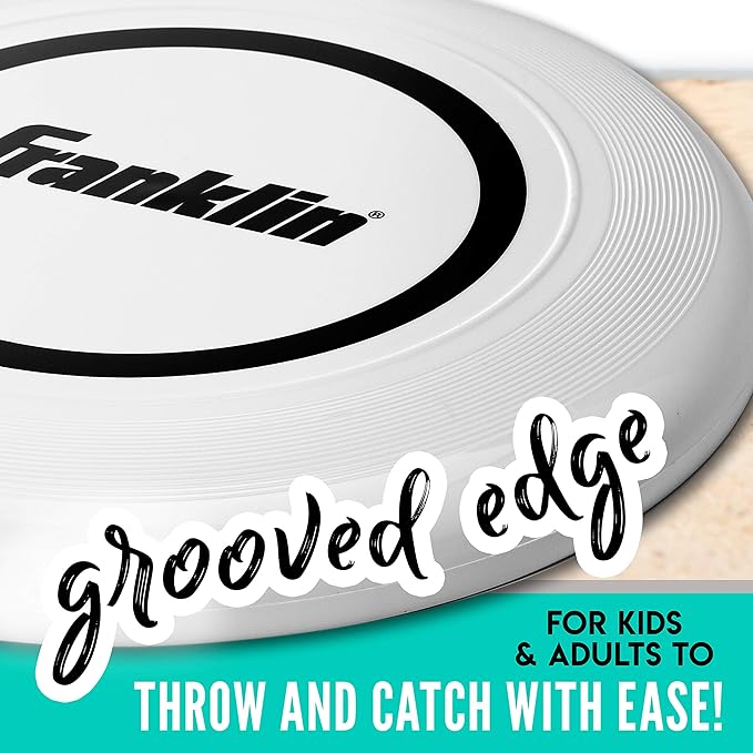 Franklin Sports Flying Disc - Disc for Beach, Backyard, Lawn, Park, Camping - 140 or 175 Grams
