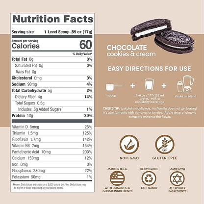 Designer Wellness, Designer Lite, Low Calorie Natural Protein, Prebiotic Fiber, Key Vitamins &