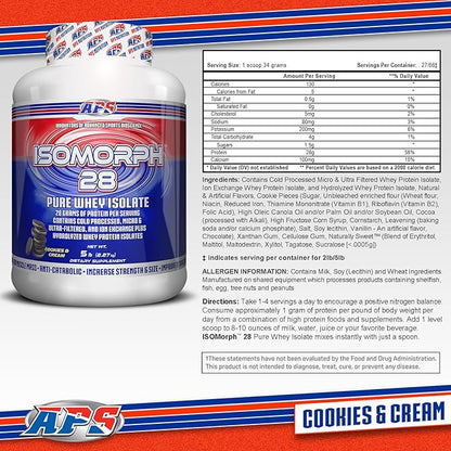 APS Nutrition Isomorph 28 Protein Powder | Pure Whey Isolate | Cold Pressed, Ultra- Filtered, & Ion