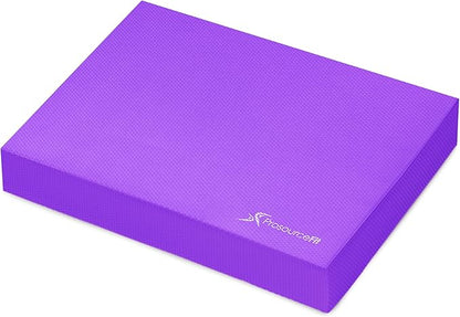 ProsourceFit Exercise Balance Pad ??Non-Slip Cushioned Foam Mat & Knee Pad for Fitness and