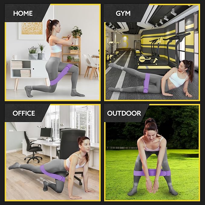 Fabric Resistance Bands for Legs - Workout Bands Resistance Bands for Men and Women - Booty Bands