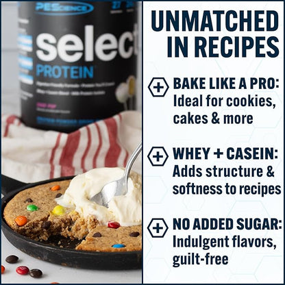 PEScience Select Protein Powder, Whey and Casein Blend, Clean Protein Powder for Women and Men, Low