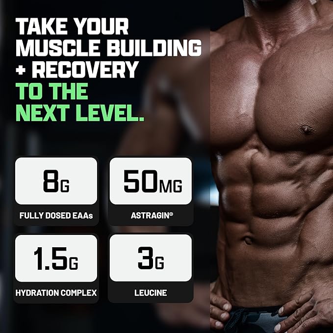Nutrex Research EAA Hydration | EAAs + BCAAs Powder | Muscle Recovery, Strength, Muscle Building