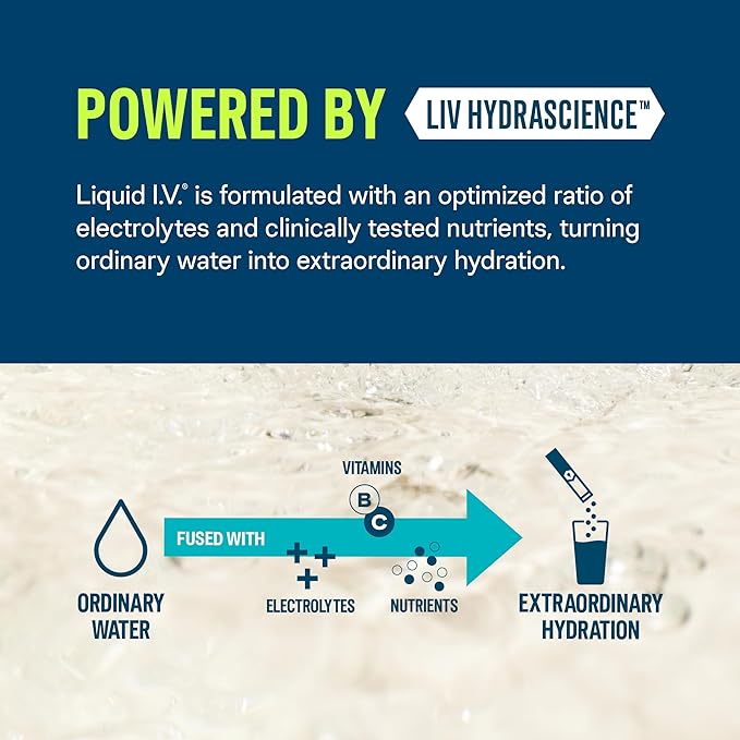 Liquid I.V.® Hydration Multiplier Sugar-Free - Rainbow Sherbet | Electrolyte Powder Drink Mix | 1