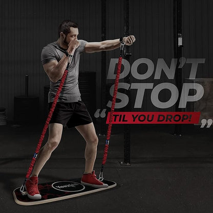 Yes4All Balance Board Sports Trainer, Surf Trainer Board With Adjustable Stoppers, Improve Core