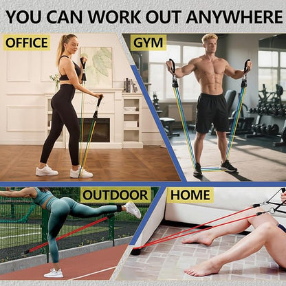 Resistance Bands,Exercise Bands,Resistance Bands for Working Out with Handles for Men and