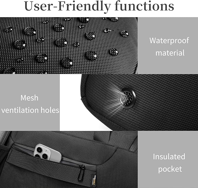 Duffle Bag for Travel, Carry on Gym Bag for Men, Waterproof Sport Bags with Shoe Compartment, 40L