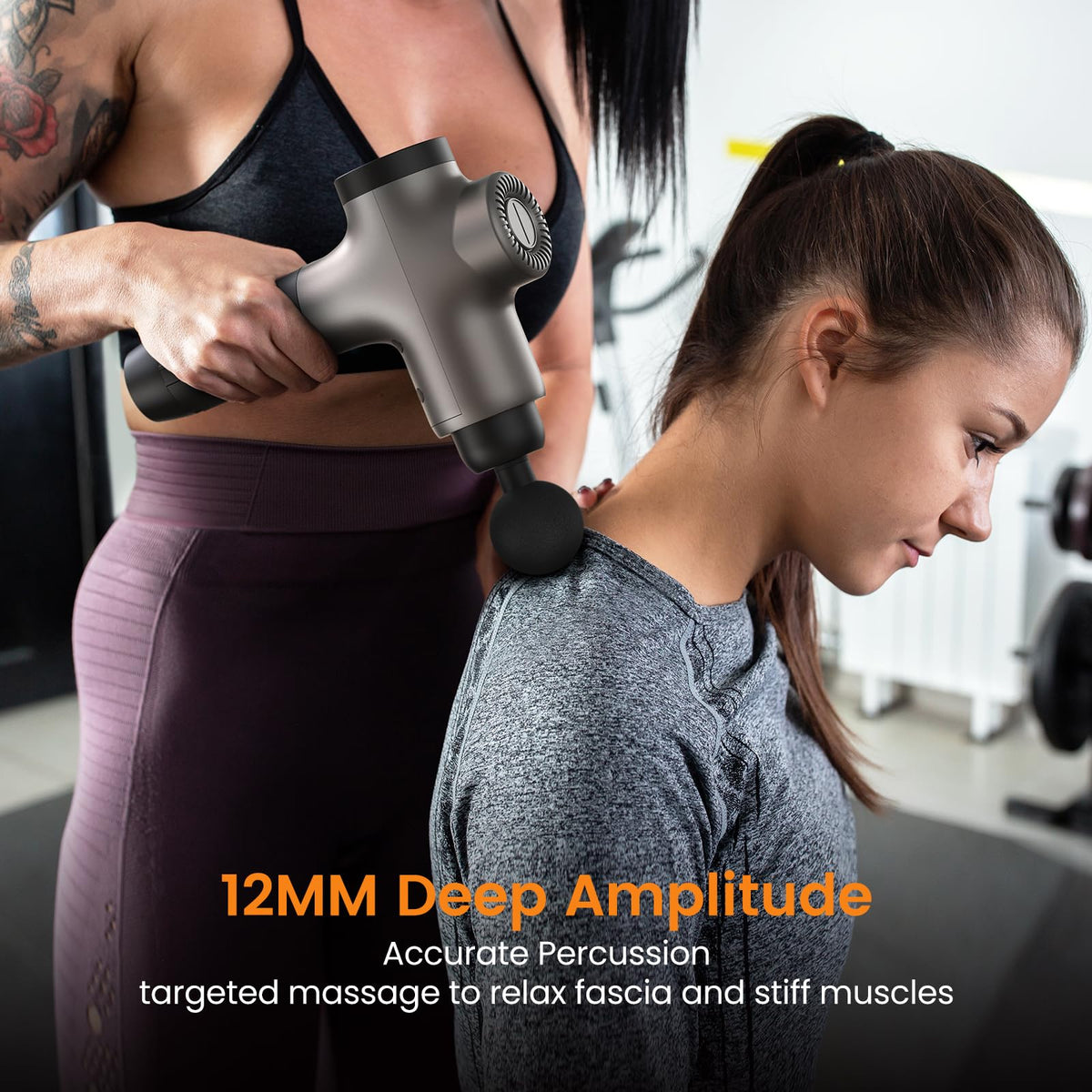 Mebak 3 Massage Gun, Massage Gun Deep Tissue for Athletes, Professional Muscle Percussion Massager