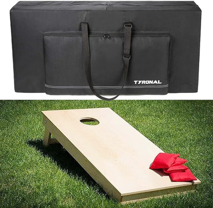 Cornhole Carrying Case Fits 4' x 2' Regulation Size Board, Cornhole Carrying Bag with Protective