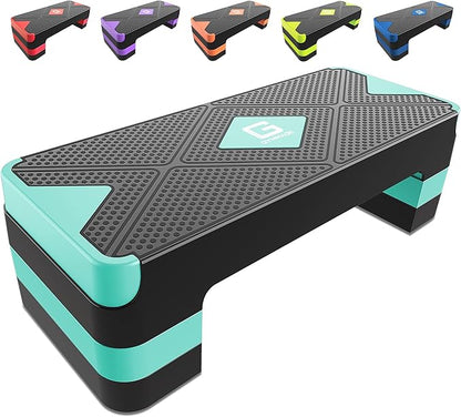 Aerobic Exercise Step, Adjustable Aerobic Stepper for Exercise, Workout Step Platform for Step Up