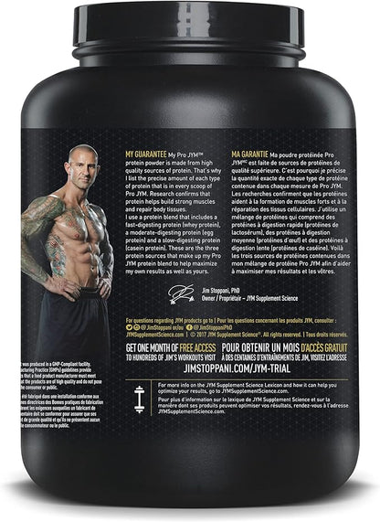 Pro JYM Tahitian Vanilla Protein Powder - Whey Protein Isolates, Casein, & Milk Protein, Lean