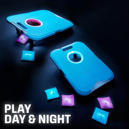 EastPoint Sports Go! Gater Cornhole – Light-Up and Travel Versions – Easy Storage & Light-Weight