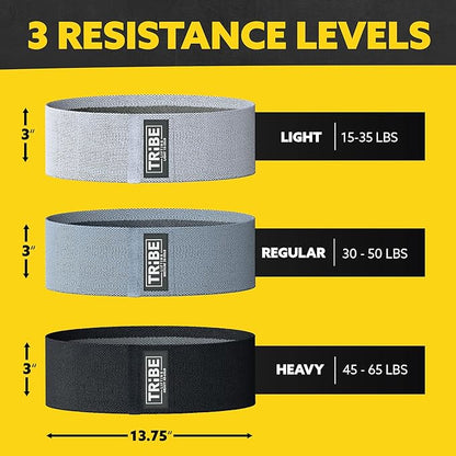 Fabric Resistance Bands for Legs - Workout Bands Resistance Bands for Men and Women - Booty Bands