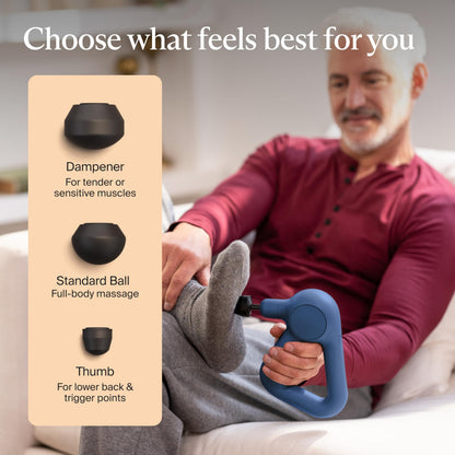 TheraGun Therabody Relief Massage Gun | for Daily Comfort | 3-Speed | Navy
