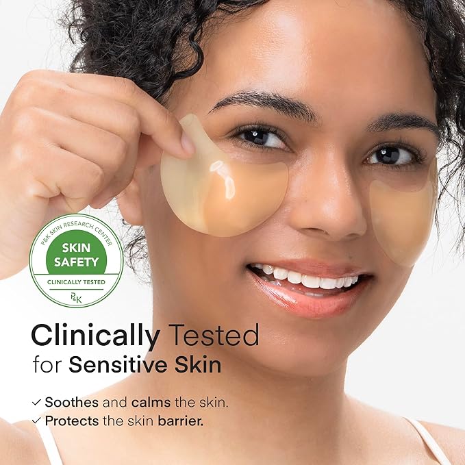 TEREZ & HONOR Vitamin C Eye Patches - 60 Pcs Korean Brightening & Hydrating Under Eye Masks with