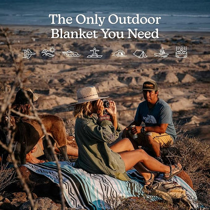 Nomadix Festival Blanket - Perfect for Picnics, Camping, & Lawn Seating - Plush Top & Water