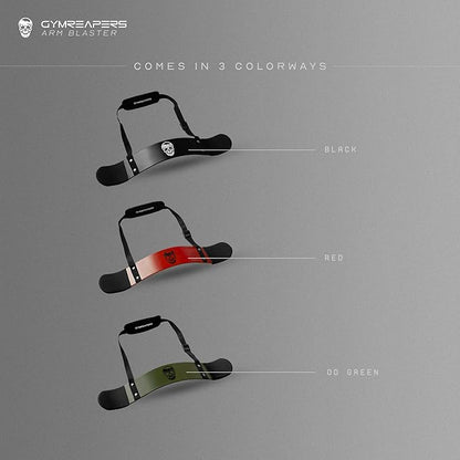 Gymreapers Bicep Arm Blaster - Bicep Curl Isolator w/Contoured, Padded Edges - Adjustable Bicep