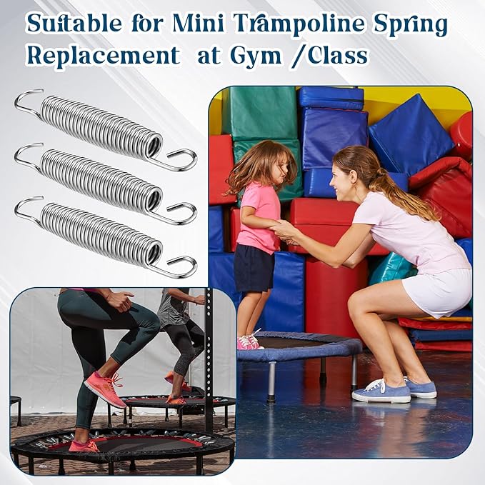 Tudomro Trampoline Springs 5.5 Inch Bulk Heavy Duty Stainless Steel Replacement Trampoline Springs