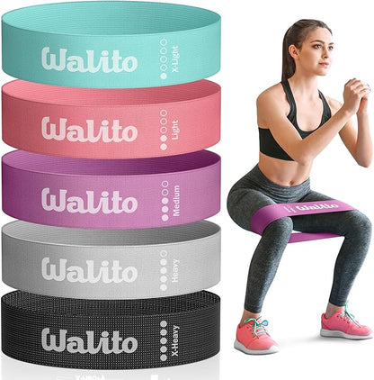 Fabric Resistance Bands for Working Out - Booty Bands for Legs -Glutes Training for Women and Men