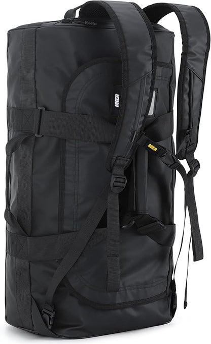 MIER Water Resistant Backpack Duffle Heavy Duty Convertible Duffle Bag with Backpack Straps for